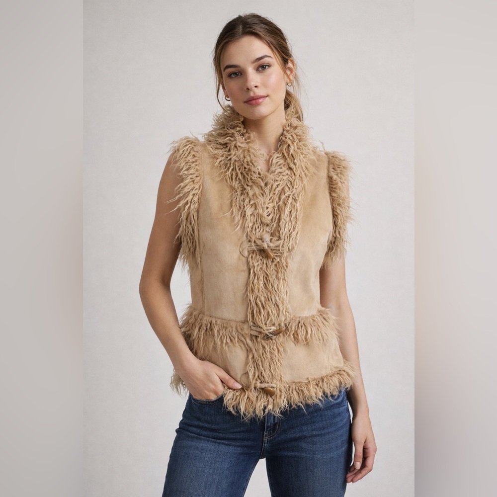 INC Faux Fur Vest – Cozy Statement Layer